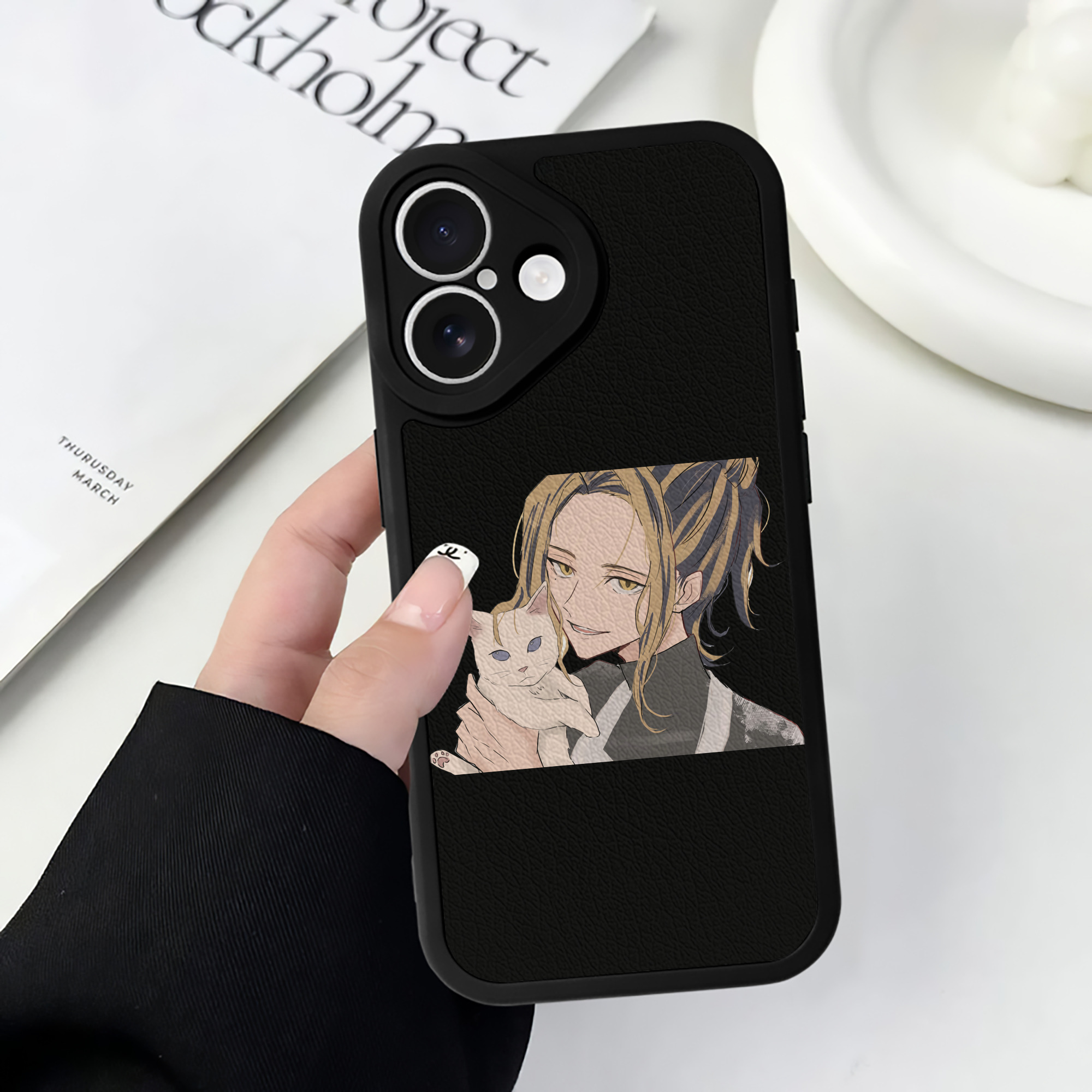（画像用） 東京リベンジャーズ Tokyo Revengers 【iPhone 16シリーズ対応】シリコンスマホケース（レザー調） 材質：シリコン